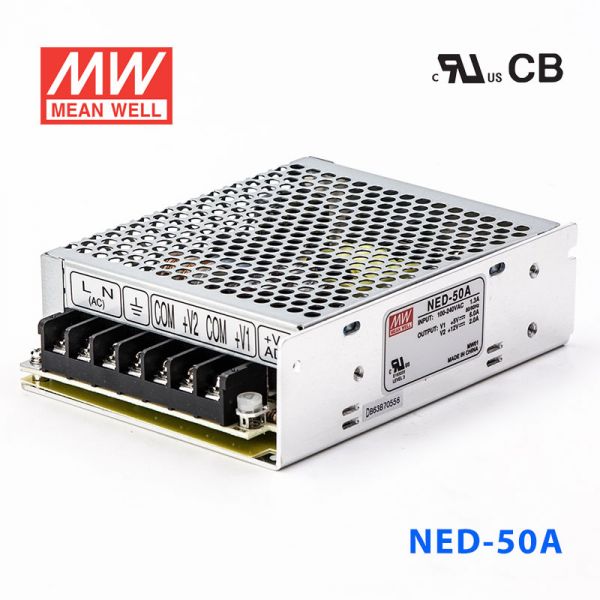 NED-50A 50W 5V 6A +12V 3A 双路输出明