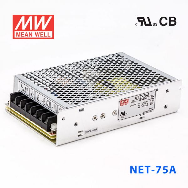 NET-75A/B/C/D 75W +5V/12V/15V/2V三路输